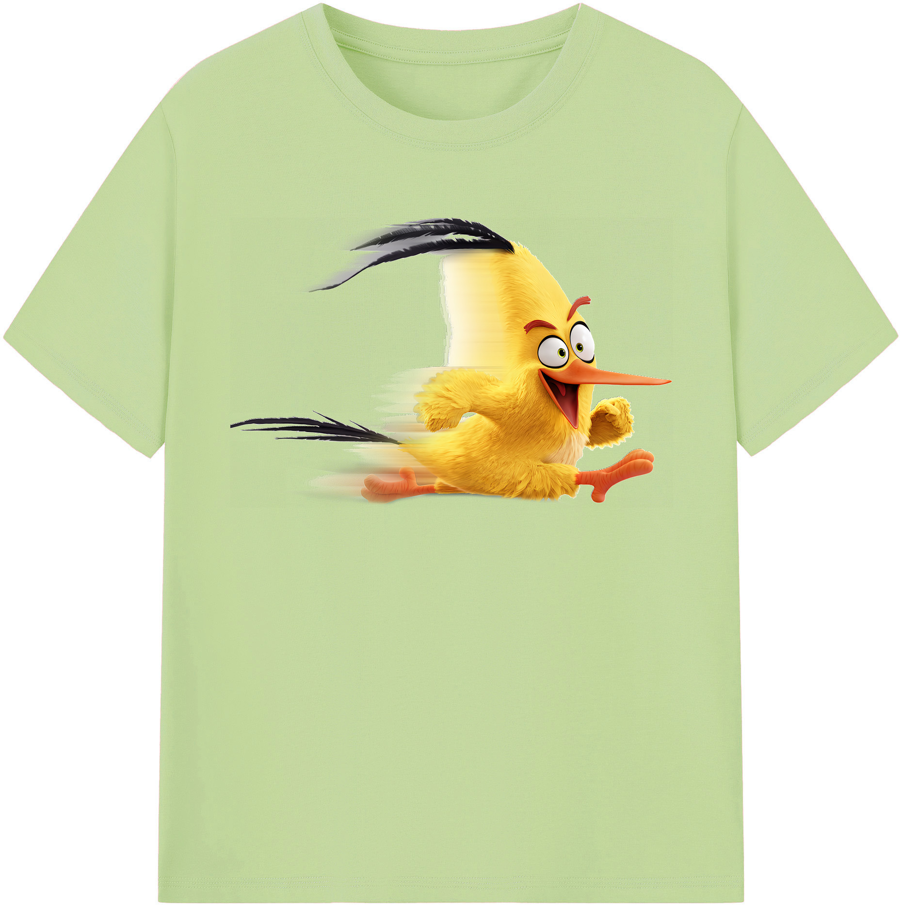 （画像用） Angry Birds アングリーバード 綿100％半袖Tシャツ（フロントプリント）